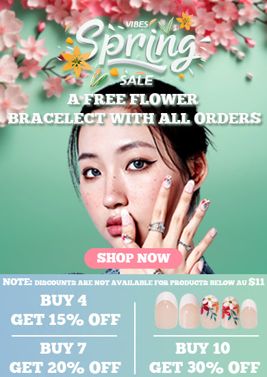 Spring Delights starts with Glamermaid Press-On Nails