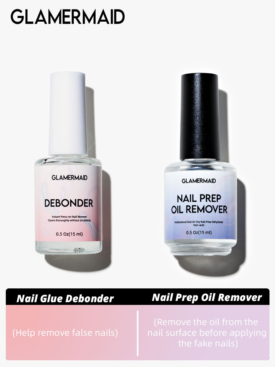 Nail Prep Oil Remover (Before sticking nails) & Nail Glue Debonder(Help remove false nails)
