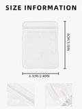 PVC Clear Anti Oxidation Zipper Bag（50 PCS）