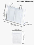 Transparent Desktop Storage Organizer Stand with 30 PCS PVC Bags