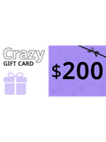 Crazy Gift Card：$200 Gift Card~15% OFF