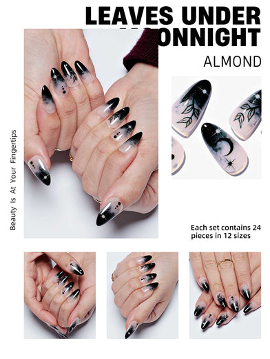 Leaves Under Moonlight