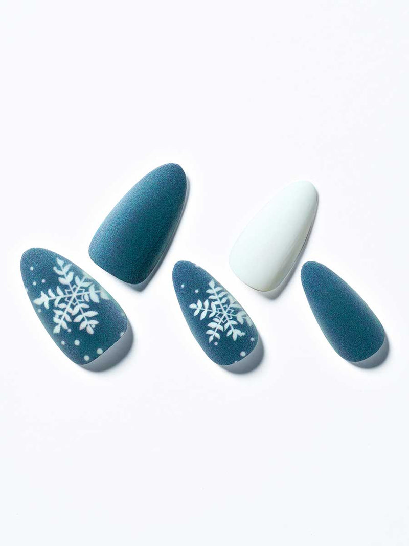 Christmas Blue Snowflakes