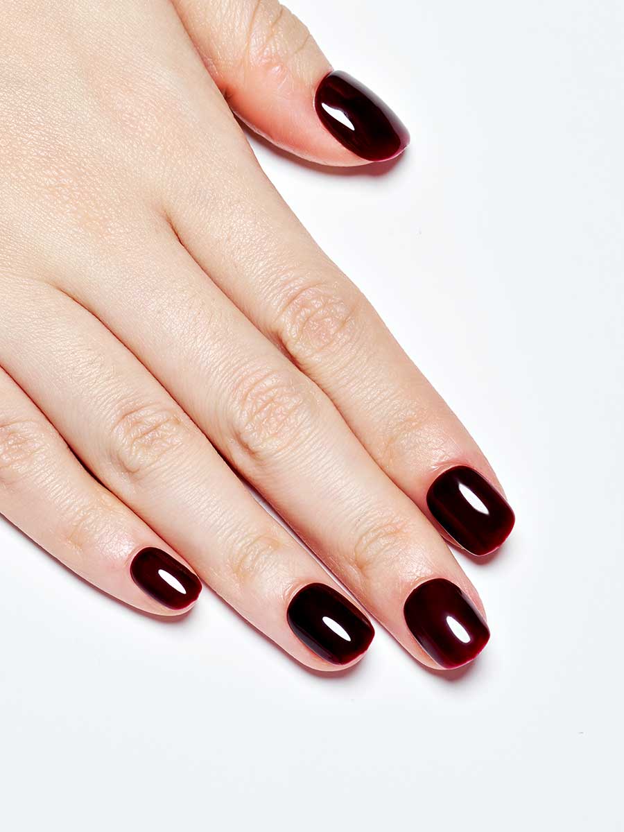 Buy Dark Red Nails Online In India - Etsy India