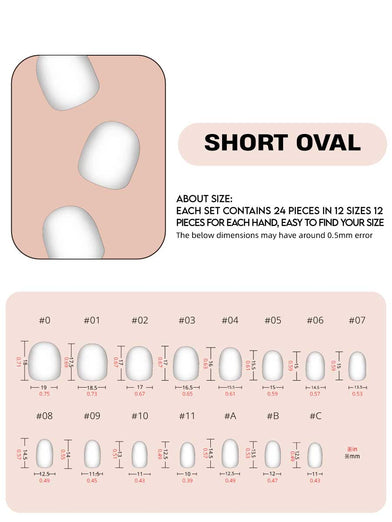 Strawberry Pie/Short Oval