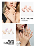 4 Piece Set:Nude Color Nails Set